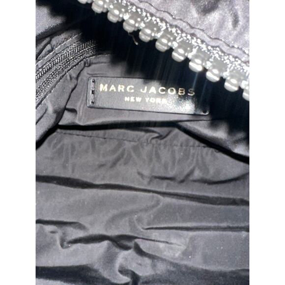 Marc Jacobs Bag Black Quilted Nylon Medium Weekender Duffle Travel Carryon - Picture 12 of 13